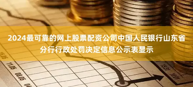 2024最可靠的网上股票配资公司中国人民银行山东省分行行政处罚决定信息公示表显示
